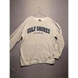 Pacific & Co. Classic Sweatshirt Unisex XL Gray Gulf Shores Alabama Crew Neck